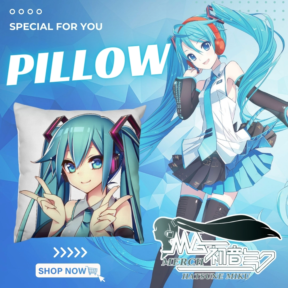 Hatsune Miku Pillow - Hatsune Miku Merch