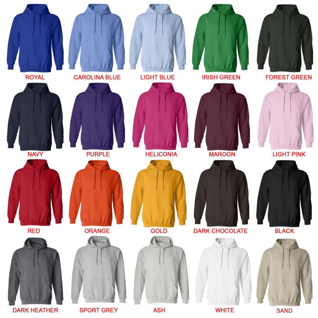 hoodie color chart - Hatsune Miku Merch