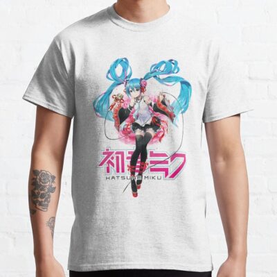 ssrcoclassic teemensfafafaca443f4786front altsquare product1000x1000.u1 4 - Hatsune Miku Merch