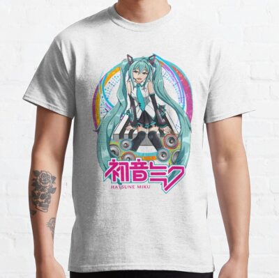 ssrcoclassic teemensfafafaca443f4786front altsquare product1000x1000.u1 - Hatsune Miku Merch