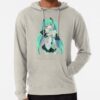 ssrcolightweight hoodiemensoatmeal heatherfrontsquare productx1000 bgf8f8f8 - Hatsune Miku Merch