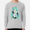 ssrcolightweight sweatshirtmensheather greyfrontsquare productx1000 bgf8f8f8 7 - Hatsune Miku Merch