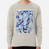 ssrcolightweight sweatshirtmensoatmeal heatherfrontsquare productx1000 bgf8f8f8 11 - Hatsune Miku Merch