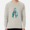 ssrcolightweight sweatshirtmensoatmeal heatherfrontsquare productx1000 bgf8f8f8 13 - Hatsune Miku Merch