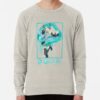 ssrcolightweight sweatshirtmensoatmeal heatherfrontsquare productx1000 bgf8f8f8 14 - Hatsune Miku Merch