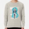 ssrcolightweight sweatshirtmensoatmeal heatherfrontsquare productx1000 bgf8f8f8 19 - Hatsune Miku Merch
