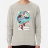 ssrcolightweight sweatshirtmensoatmeal heatherfrontsquare productx1000 bgf8f8f8 25 - Hatsune Miku Merch