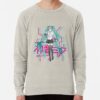 ssrcolightweight sweatshirtmensoatmeal heatherfrontsquare productx1000 bgf8f8f8 6 - Hatsune Miku Merch